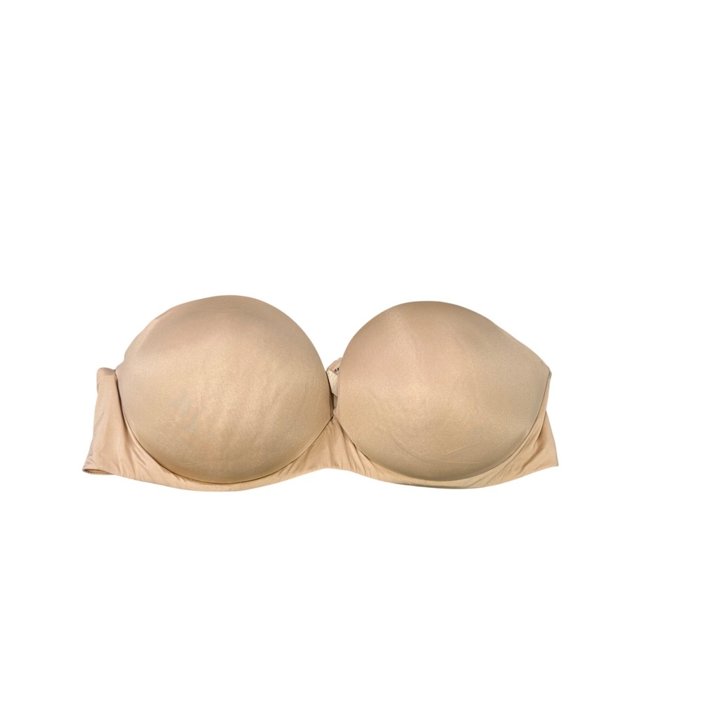 SKIMS Ultimate Strapless Bra Sand Beige Underwire Molded Cup 38C